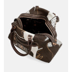 Кафява дамска чанта, здрава еко-кожа - удобство и стил за есента и зимата N 100022374