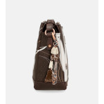 Кафява дамска чанта, здрава еко-кожа - удобство и стил за есента и зимата N 100022385