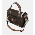 Кафява дамска чанта, здрава еко-кожа - удобство и стил за есента и зимата N 100022398
