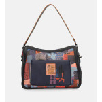 Синя дамска чанта, здрава еко-кожа - удобство и стил за есента и зимата N 100022375