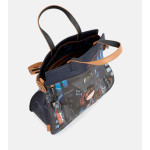 Синя дамска чанта, здрава еко-кожа - удобство и стил за есента и зимата N 100022384