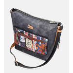 Черна дамска чанта, здрава еко-кожа - удобство и стил за есента и зимата N 100022379