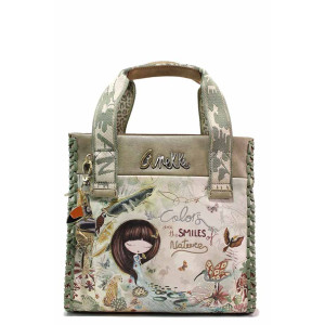 Зелена дамска чанта, здрава еко-кожа - удобство и стил за пролетта и лятото N 100021370