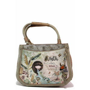 Зелена дамска чанта, здрава еко-кожа - удобство и стил за пролетта и лятото N 100021373