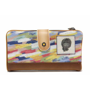 Бежова портмоне, здрава еко-кожа - удобство и стил за пролетта и лятото N 100021376