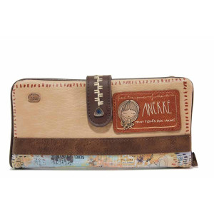 Бежово портмоне, здрава еко-кожа - удобство и стил за пролетта и лятото N 100021378