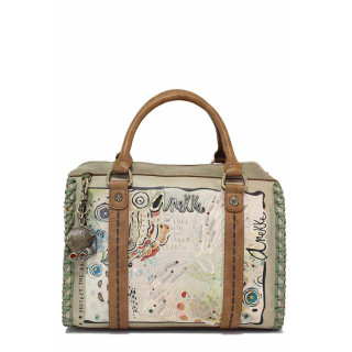 Зелена дамска чанта, здрава еко-кожа - удобство и стил за пролетта и лятото N 100021381