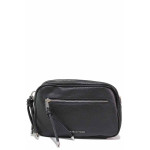 Черна дамска чанта, здрава еко-кожа - удобство и стил за пролетта и лятото N 100021388