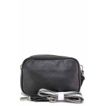 Черна дамска чанта, здрава еко-кожа - удобство и стил за пролетта и лятото N 100021388