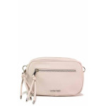 Розова дамска чанта, здрава еко-кожа - удобство и стил за пролетта и лятото N 100021389