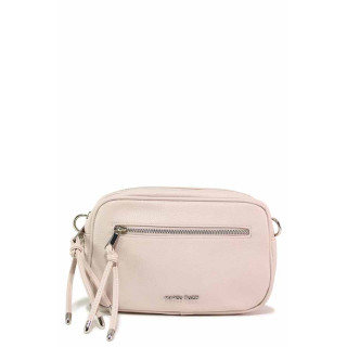 Розова дамска чанта, здрава еко-кожа - удобство и стил за пролетта и лятото N 100021389