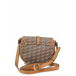 Кафява дамска чанта, здрава еко-кожа - удобство и стил за пролетта и лятото N 100021480