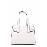 Бяла дамска чанта, здрава еко-кожа - удобство и стил за пролетта и лятото N 100021541