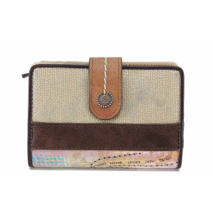 Кафява портмоне, здрава еко-кожа - удобство и стил за пролетта и лятото N 100022134