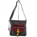 Зелена дамска чанта, здрава еко-кожа - удобство и стил за есента и зимата N 100022204