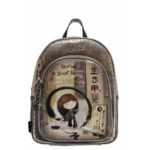 Кафява раница, здрава еко-кожа - удобство и стил за есента и зимата N 100022361