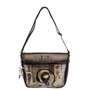 Черна дамска чанта, здрава еко-кожа - удобство и стил за есента и зимата N 100022378