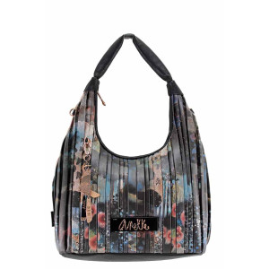 Черна дамска чанта, здрава еко-кожа - удобство и стил за есента и зимата N 100022383