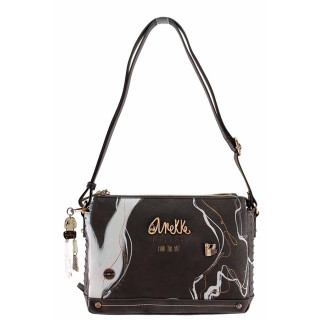 Кафява дамска чанта, здрава еко-кожа - удобство и стил за есента и зимата N 100022385