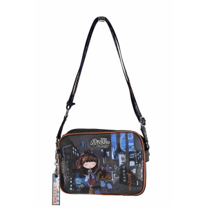 Синя дамска чанта, здрава еко-кожа - удобство и стил за есента и зимата N 100022387