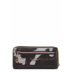 Черно портмоне, здрава еко-кожа - удобство и стил за есента и зимата N 100022408