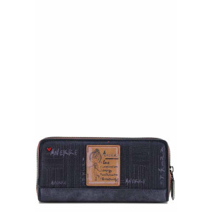 Сиво портмоне, здрава еко-кожа - удобство и стил за есента и зимата N 100022414