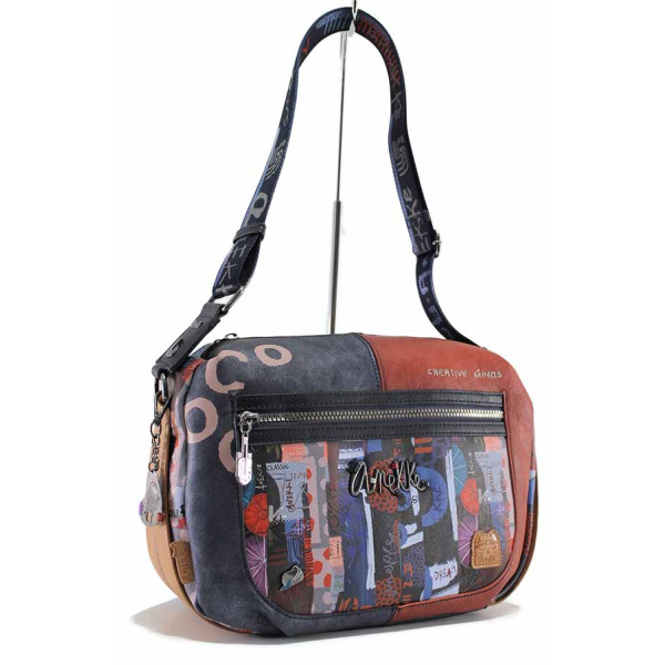 Червена дамска чанта, здрава еко-кожа - удобство и стил за есента и зимата N 100022505