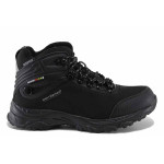 Черни юношески апрески, текстилна материя - ежедневни обувки за есента и зимата N 100022450