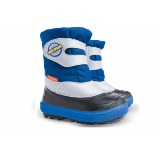 Сини детски ботушки, текстилна материя - всекидневни обувки за есента и зимата N 100022553