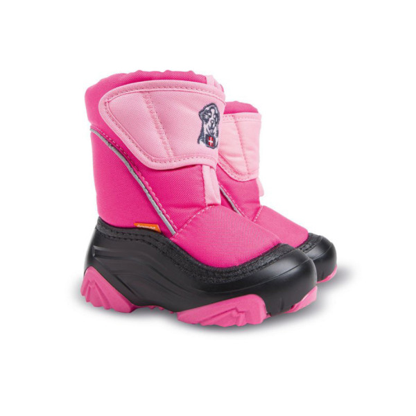 Розови детски ботушки, текстилна материя - всекидневни обувки за есента и зимата N 100022548