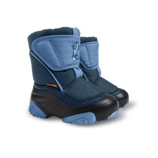 Тъмносини детски ботушки, текстилна материя - всекидневни обувки за есента и зимата N 100022550