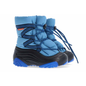 Сини детски ботушки, текстилна материя - всекидневни обувки за есента и зимата N 100022559 Сини детски ботушки, текстилна материя - всекидневни обувки за есента и зимата N 100022559