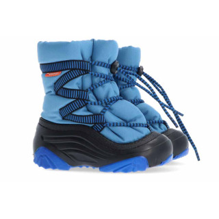 Сини детски ботушки, текстилна материя - всекидневни обувки за есента и зимата N 100022559