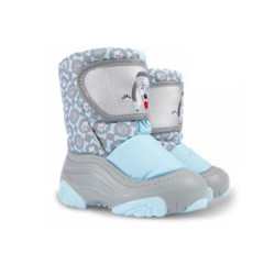 Сини детски ботушки, текстилна материя - ежедневни обувки за есента и зимата N 100022562