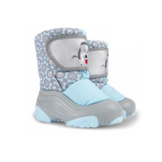 Сини детски ботушки, текстилна материя - ежедневни обувки за есента и зимата N 100022562