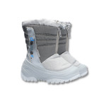 Сиви детски ботушки, текстилна материя - всекидневни обувки за есента и зимата N 100022557