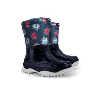 Сини детски ботушки, pvc материя и текстилна материя - всекидневни обувки за есента и зимата N 100022575
