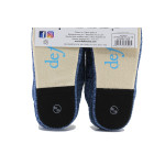 Сини домашни чехли, текстилна материя, анатомични - ежедневни обувки за есента и зимата N 100022481