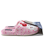 Розови домашни чехли, текстилна материя, анатомични - ежедневни обувки за есента и зимата N 100022488