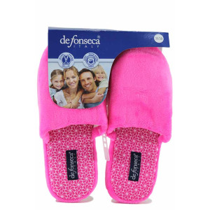 Розови домашни чехли, текстилна материя, анатомични - ежедневни обувки за есента и зимата N 100022498