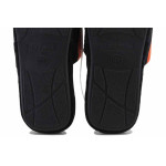 Черни домашни чехли, текстилна материя, анатомични - ежедневни обувки за есента и зимата N 100022456