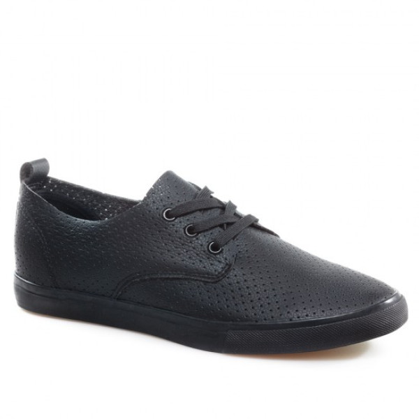 Черни мъжки маратонки, текстилна материя - спортни обувки за пролетта и лятото N 100021807