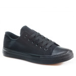 Черни тинейджърски маратонки, текстилна материя - спортни обувки за целогодишно ползване N 100021841
