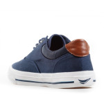 Сини мъжки маратонки, текстилна материя - спортни обувки за пролетта и лятото N 100021821