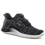 Черни дамски маратонки, текстилна материя - спортни обувки за пролетта и лятото N 100021774