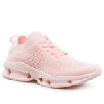 Розови дамски маратонки, текстилна материя - спортни обувки за пролетта и лятото N 100021777
