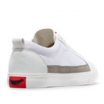 Бели мъжки маратонки, текстилна материя - спортни обувки за целогодишно ползване N 100021826