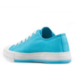 Сини дамски маратонки, текстилна материя - спортни обувки за пролетта и лятото N 100021858