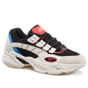 Черни дамски маратонки, текстилна материя - спортни обувки за пролетта и лятото N 100021781