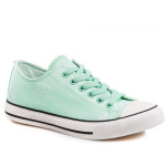 Зелени дамски маратонки, текстилна материя - спортни обувки за пролетта и лятото N 100021862
